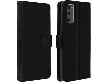 Funda Samsung Galaxy Note 20 AVIZAR Libro Billetera Negro