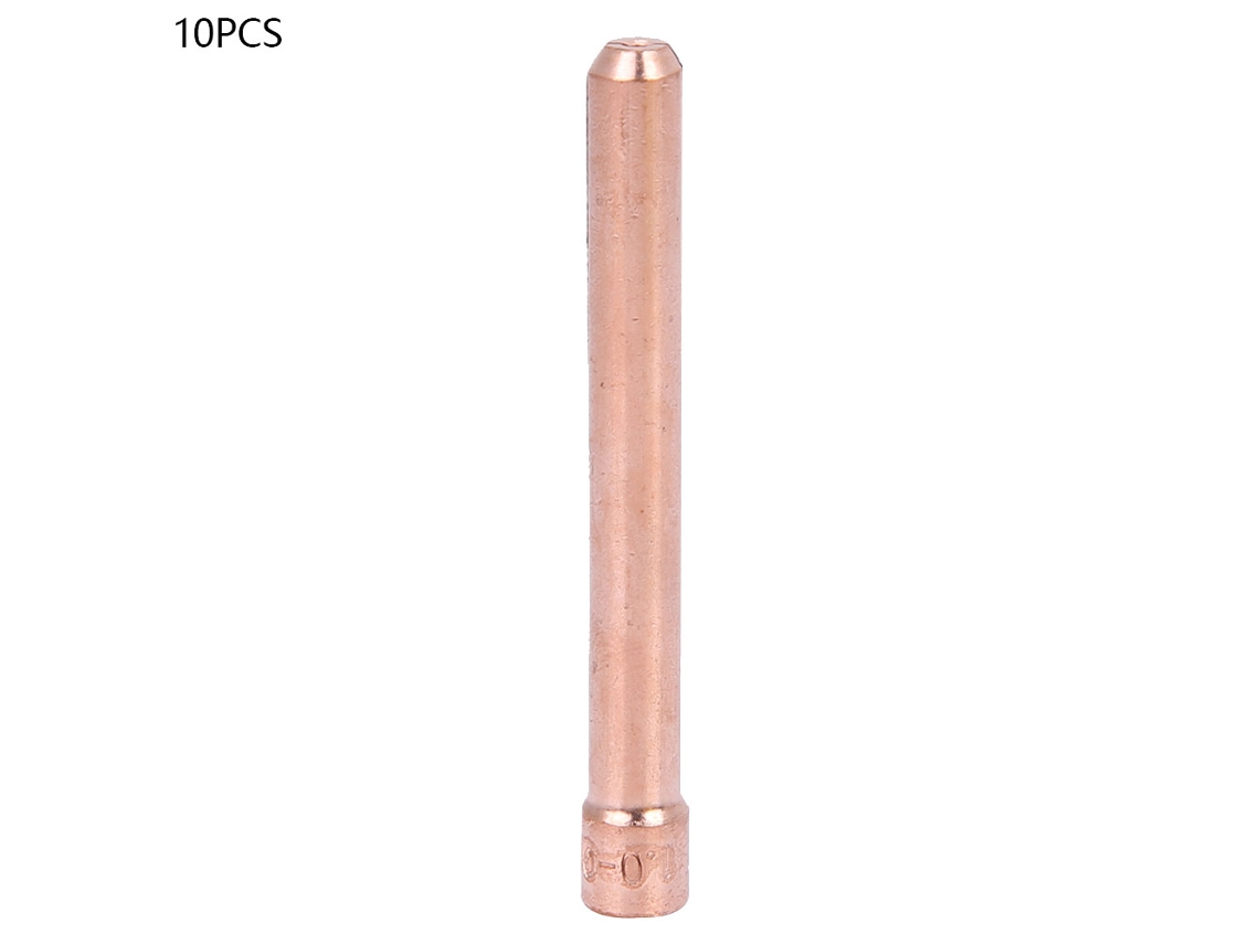 Juego De 10 Unidades De Cuerpo De Chaleco De Cobre 10n22-10n25, Consumibles Para Antorcha De Soldadura Tig Resistente A Altas Temperaturas.