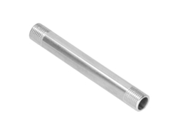 Conector de tubería roscado macho G1/4 de acero inoxidable de 10 cm para fontanería