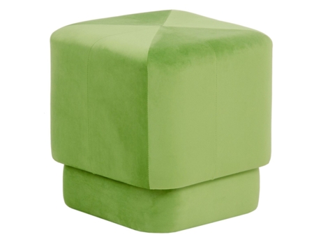 Puf BIGBUY HOME Verde (Madera - 40 x 40 x 40 cm)