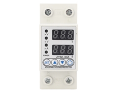 Protector Digital De Voltaje Y Corriente Con Reinicio Automático, 2p, 220v, 63a, Para Uso Doméstico Y Hotelero.
