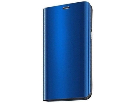Carcasa Xiaomi Redmi Note 9 LMOBILE Clear View Transparente - Azul