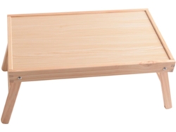 1 Mesa Plegable De Madera Para Portátil, Bandeja Multifuncional Para Cama