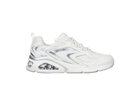 Zapatillas de Mujer SKECHERS Outro Plateado (41)