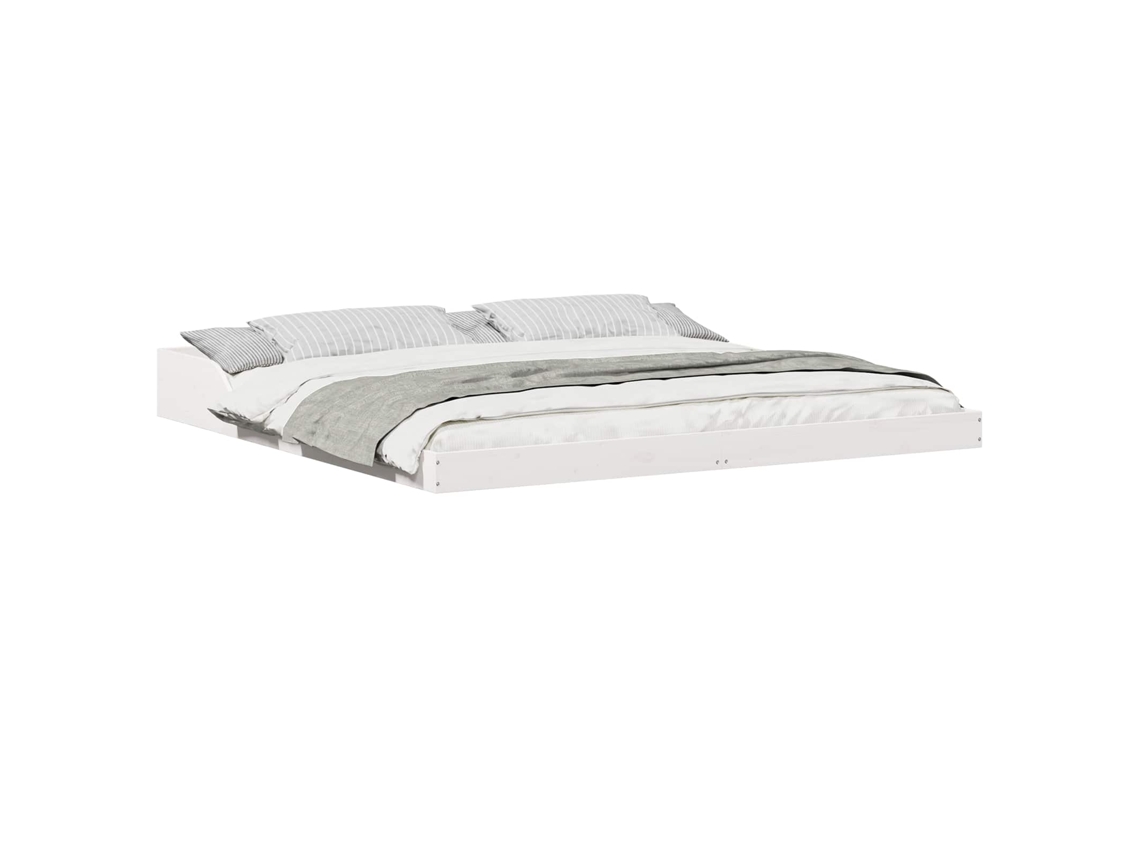 Maison Exclusive - Estructura De Cama 180 X 220 Cm Madera De Pino Macizo