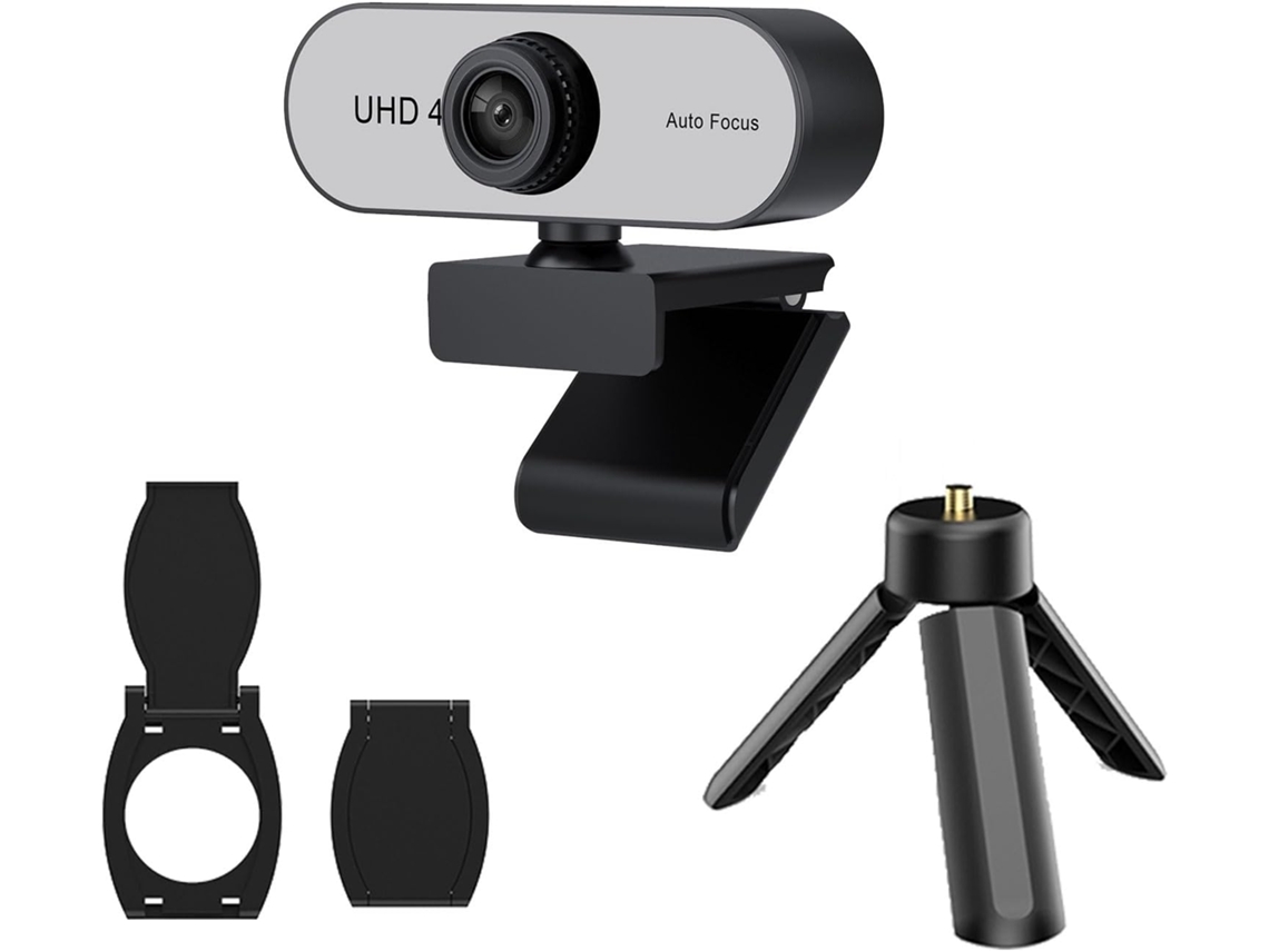 Cámara Web, Enfoque Automático, Trípode De Metal Y Tapa De Lente Para Vlogs De Viajes.