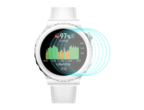 piezas para Huawei Watch GT 3 Pro 43 mm ENKAY 0,2 mm 9H Protector de pantalla de vidrio templado Película de reloj