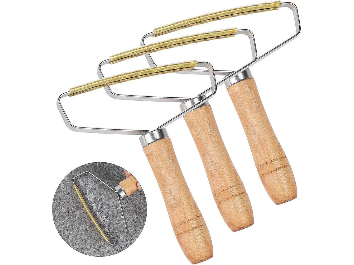 Quitapelusas Portátil, Juego De 3 Piezas, Cepillo Reutilizable Para Ropa Y Alfombras.