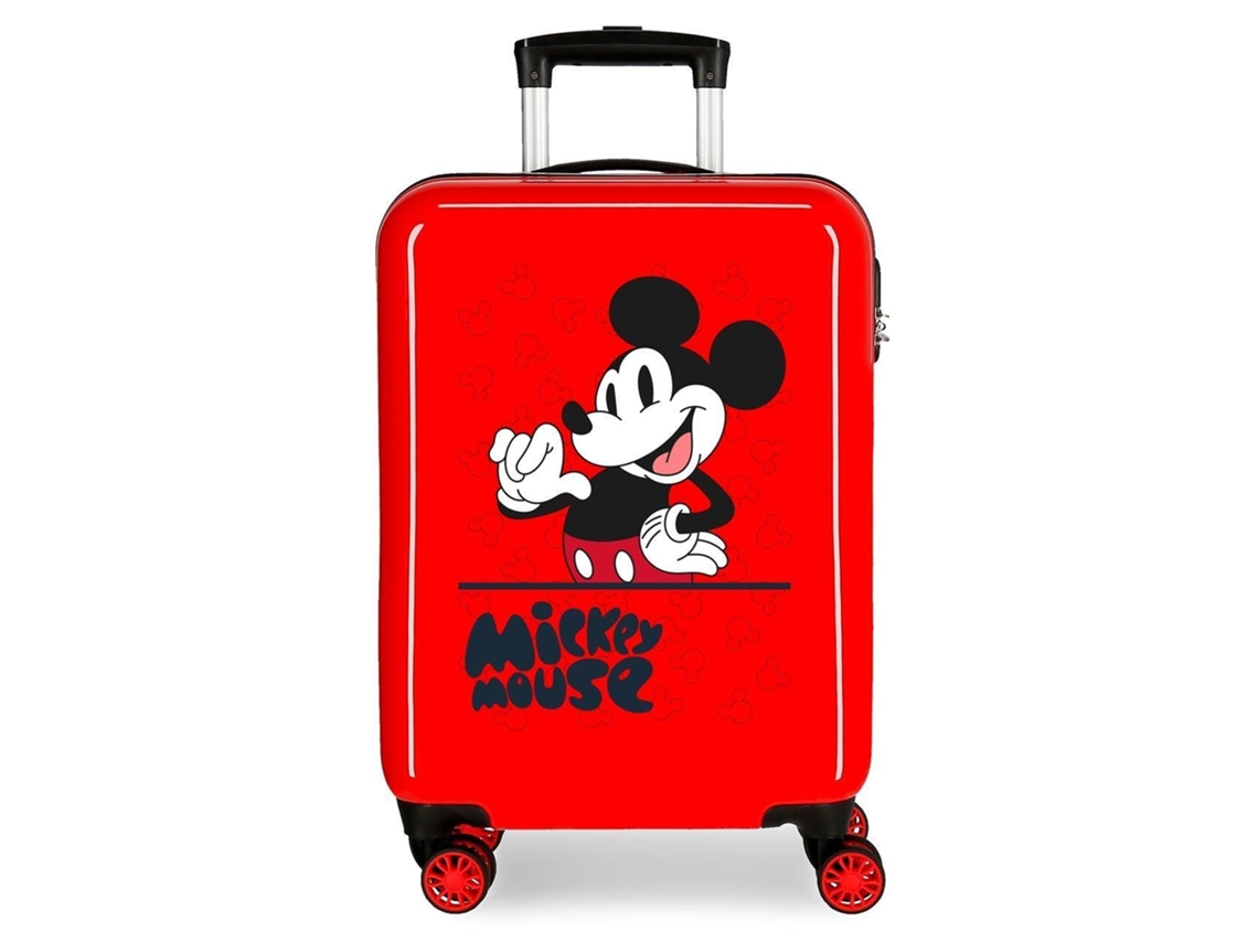 Maleta de Cabina Infantil DISNEY Mickey Mouse Fashion Rojo (38x55x20cm - 34 L)