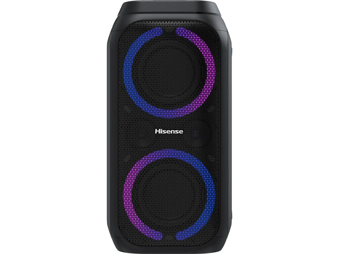 Altavoz High Power Bluetooth HISENSE Party Rocket HP160 (160 W - Autonomía: Hasta 12 h - Negro)