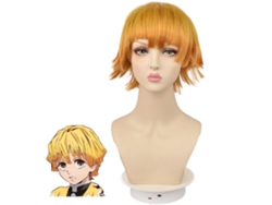 Peluca De Cosplay Con Degradado Para Personajes De Anime Y Dibujos Animados Ajustable Y Transpirable