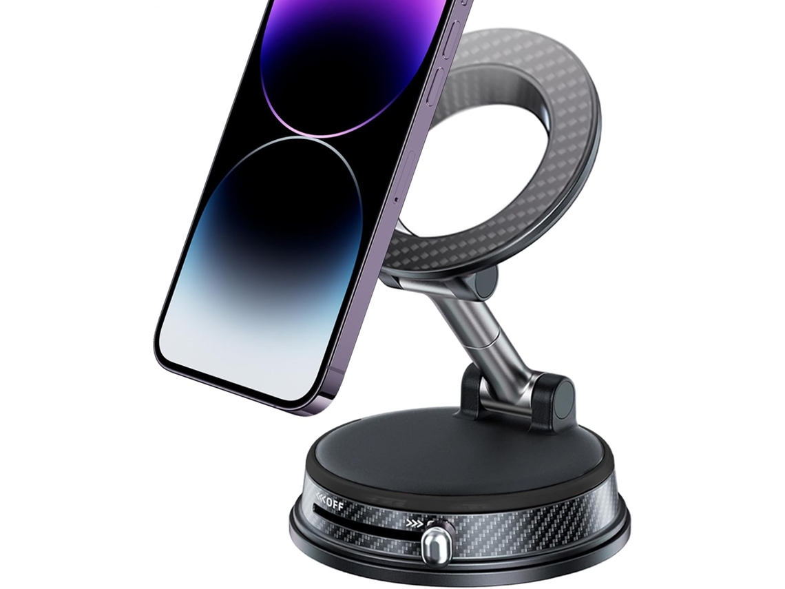 Soporte Para Teléfono De Coche Con Ventosa Y Rotación De 360 Grados, Apto Para Suv, Remolques, Tractores Y Más.