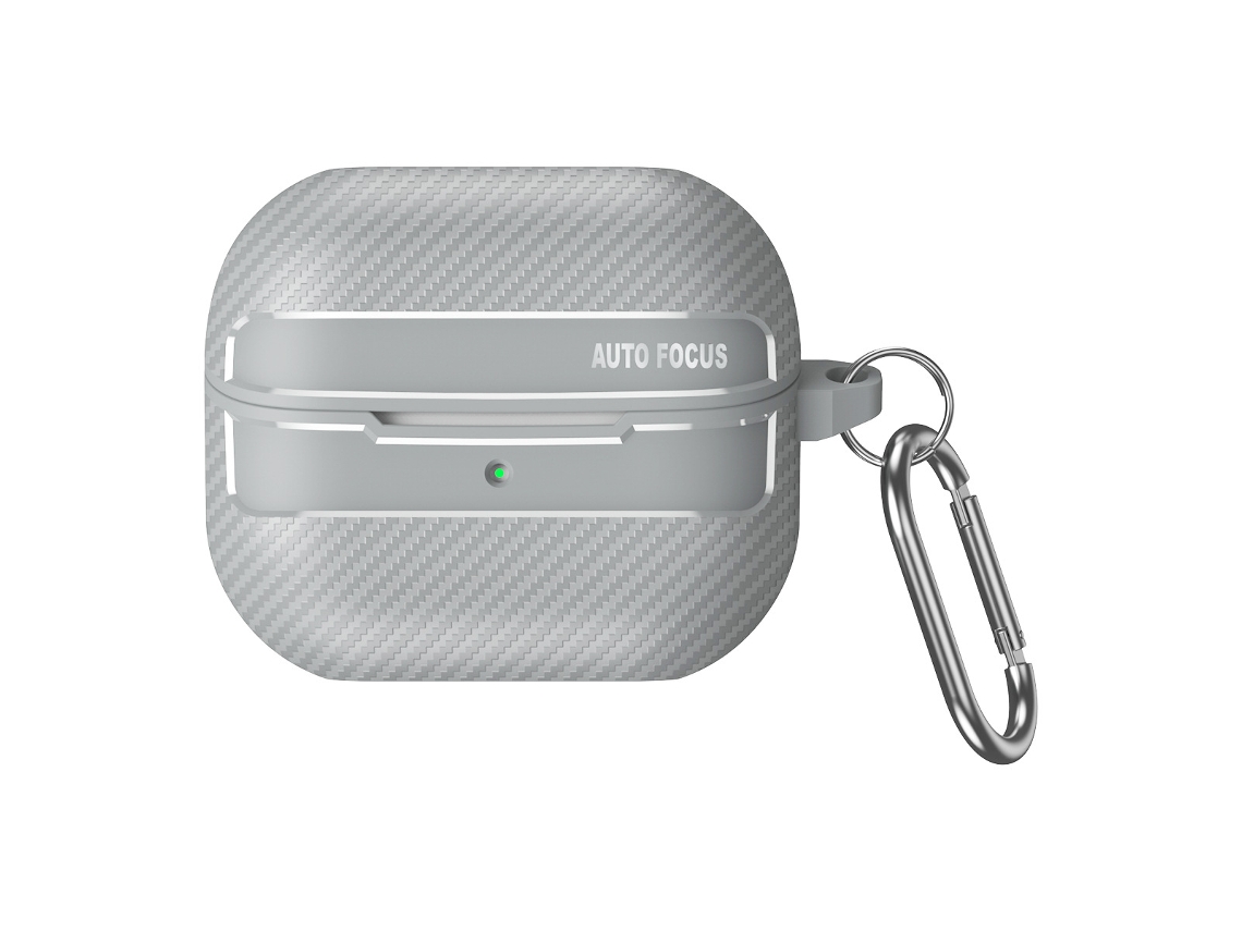 Funda CZHHMART para Samsung Galaxy Buds 3 Pro / Buds 3 con cierre de seguridad de camuflaje (caqui)