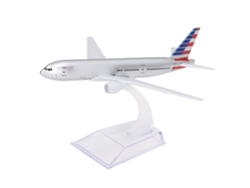Maqueta De Avión 777 Fabricada En Aleación De Metal, Ideal Para La Decoración De Mesas Infantiles.