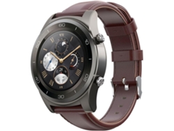 Correa de cuero ajustable para relojes unisex, marrón, duradera y cómoda. Gokoco