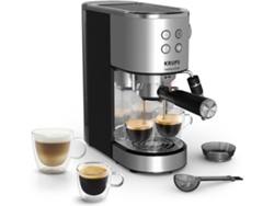 Cafetera Espresso KRUPS Virtuoso + XP499EE0 (Café Molido - 15 bar - Inox)
