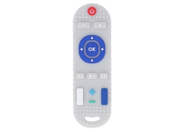 Chupete De Silicona Para Bebé Con Forma De Mando A Distancia De Televisión Y Botones Vibradores Texturizados - Beige