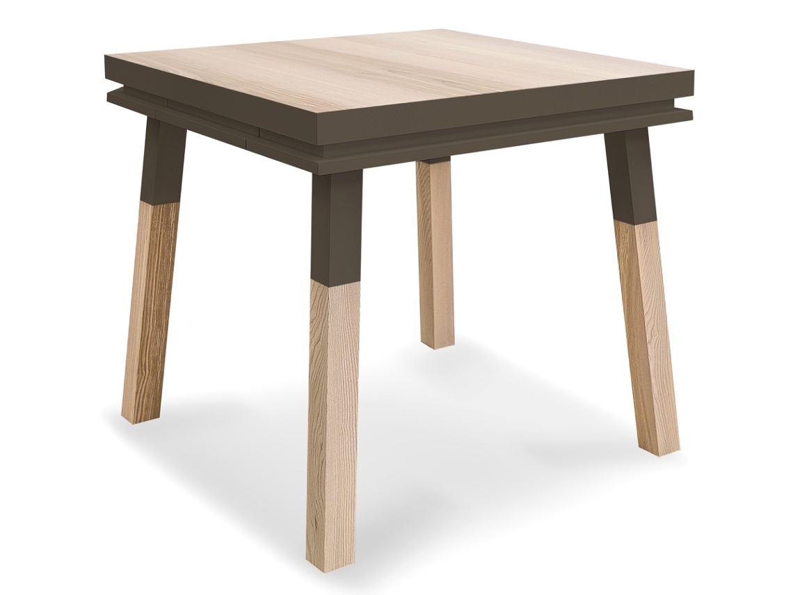Escritorio Cadruado de Madera Maciza Con 1 Cajón 80 cm