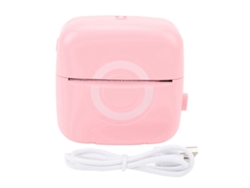 Impressora Térmica Portátil Bluetooth Sem Tinta Para Notas Rótulos Fotos Estudo Kids Rosa