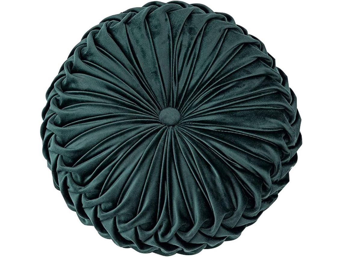 Cojín Redondo Calabaza - Terciopelo 3d 38cm