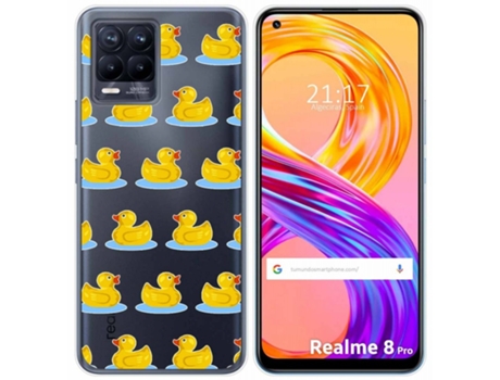 Carcasa Realme 8 4G / 8 Pro TUMUNDOSMARTPHONE Dibujos Transparente Multicolor