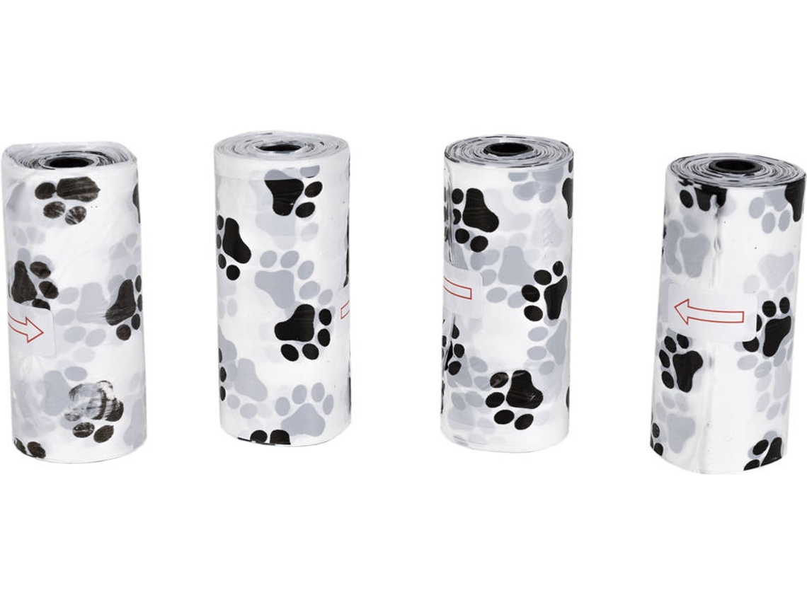 Conjunto 4 Rollos Bolsas De Basura Para Excrementos De Mascotas Tasmania 15Unidades Cada Rollo 35,5X23Cm