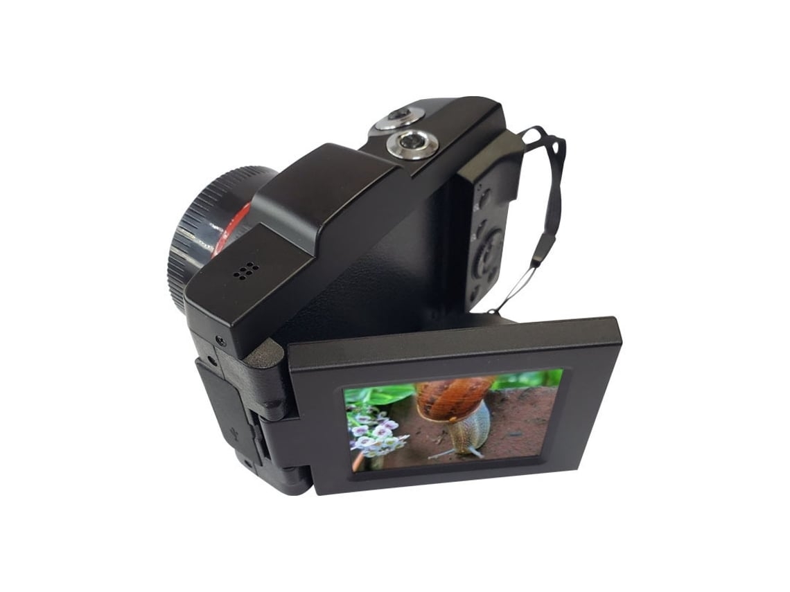Cámara Digital Veanxin Cámara Con Zoom Digital Hd De 16 Mp, Pantalla Lcd Negra De 2,4 Pulgadas