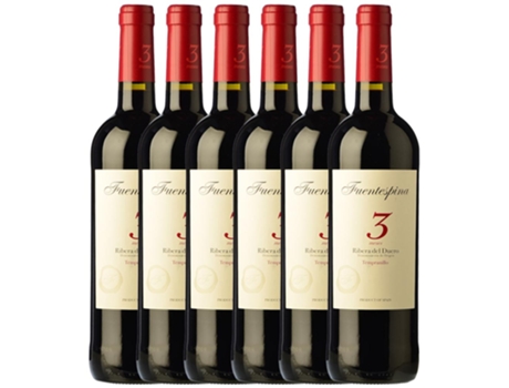 Vino FUENTESPINA Fuentespina 3 Meses Tempranillo Ribera Del Duero Roble (0.75 L - 6 unidades)