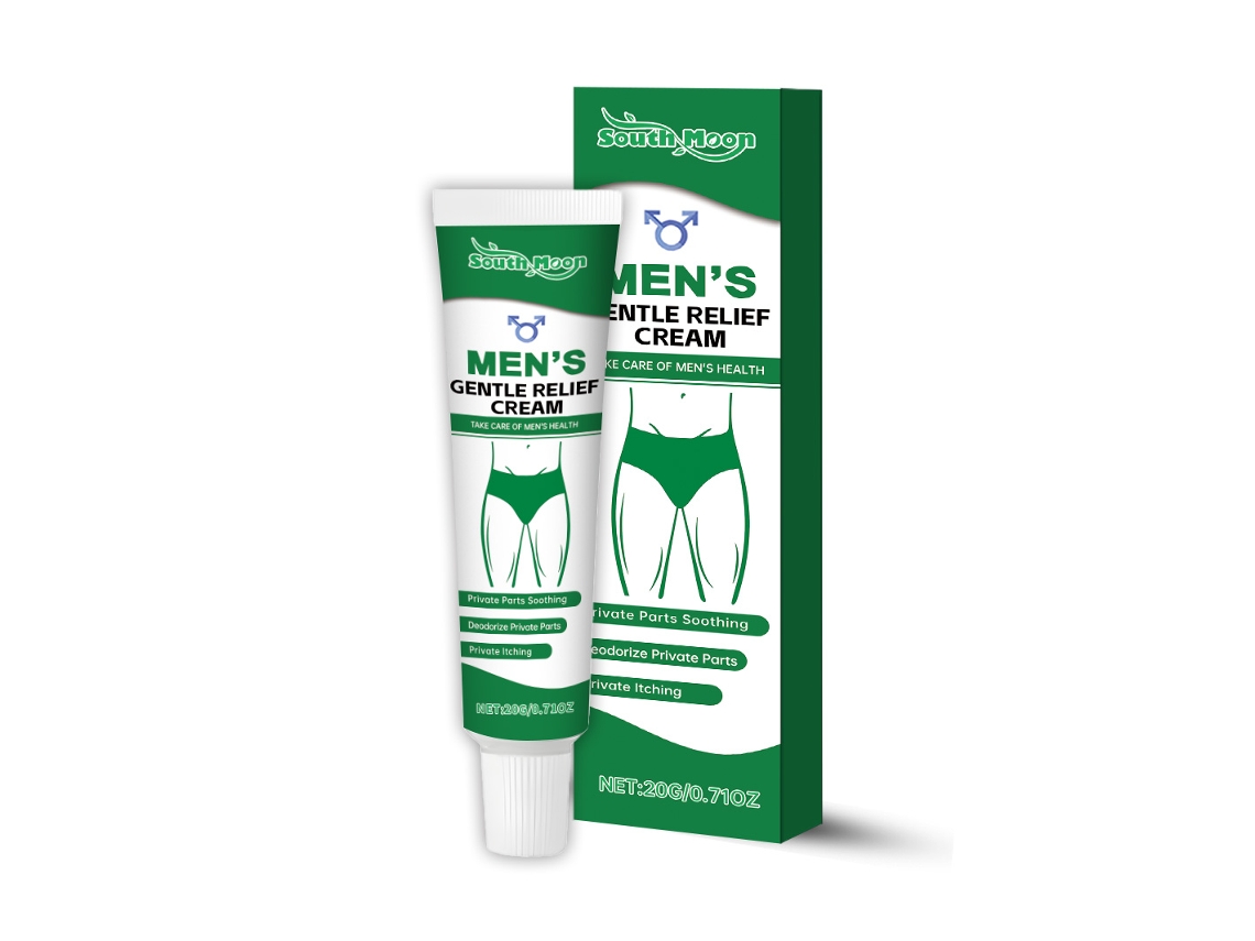 Crema calmante para las zonas íntimas masculinas