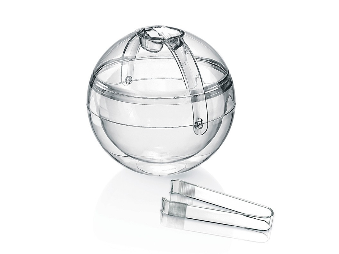 Balde para Hielo con Pinza Transparente - Stella GUZZINI