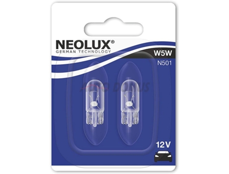 BLISTER LAMP. NEOLUX W5W 12V5W W2.1x9.5d [2 UN]