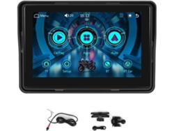 Pantalla De Navegación Gps Para Motocicleta Sin Carplay Ni Android Auto, Monitor Portátil Con Certificación De Resistencia Al Agua Ip67.