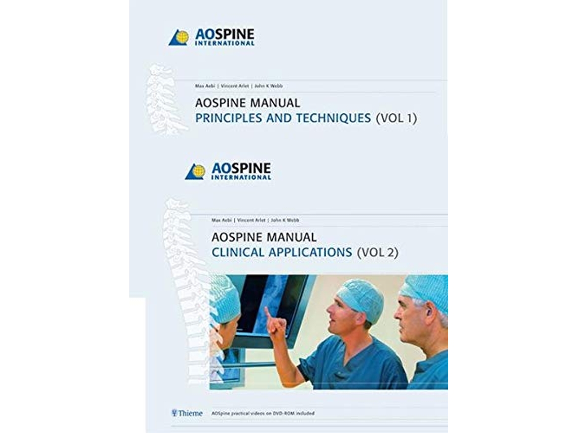 Libro AoSpine Manual Principles and Techniques Clinical Applications 2 Vol Set de Max Aebi (Inglés)