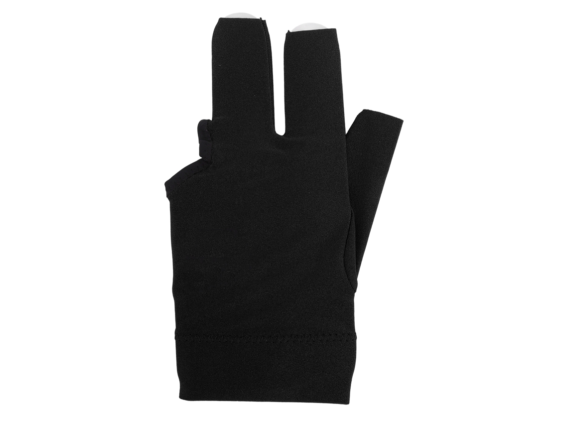 Guantes De Billar De 3 Dedos Transpirables, Elásticos Y Antideslizantes Para Entrenamiento Y Competición - Negro