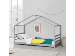 Estructura de Cama Infantil [EN.CASA] (Gris - Madera - 90 x 200 cm)