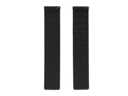 Pulseira De Relógio Magnética De Silicone Ajustável Universal 20mm Para Amazfit Bip Gts 2/3 Preta