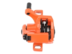 Freno De Disco Mecánico Para Patinete Eléctrico Xiaomi Mi3 Mi4 Pro, Color Naranja Aluminio.