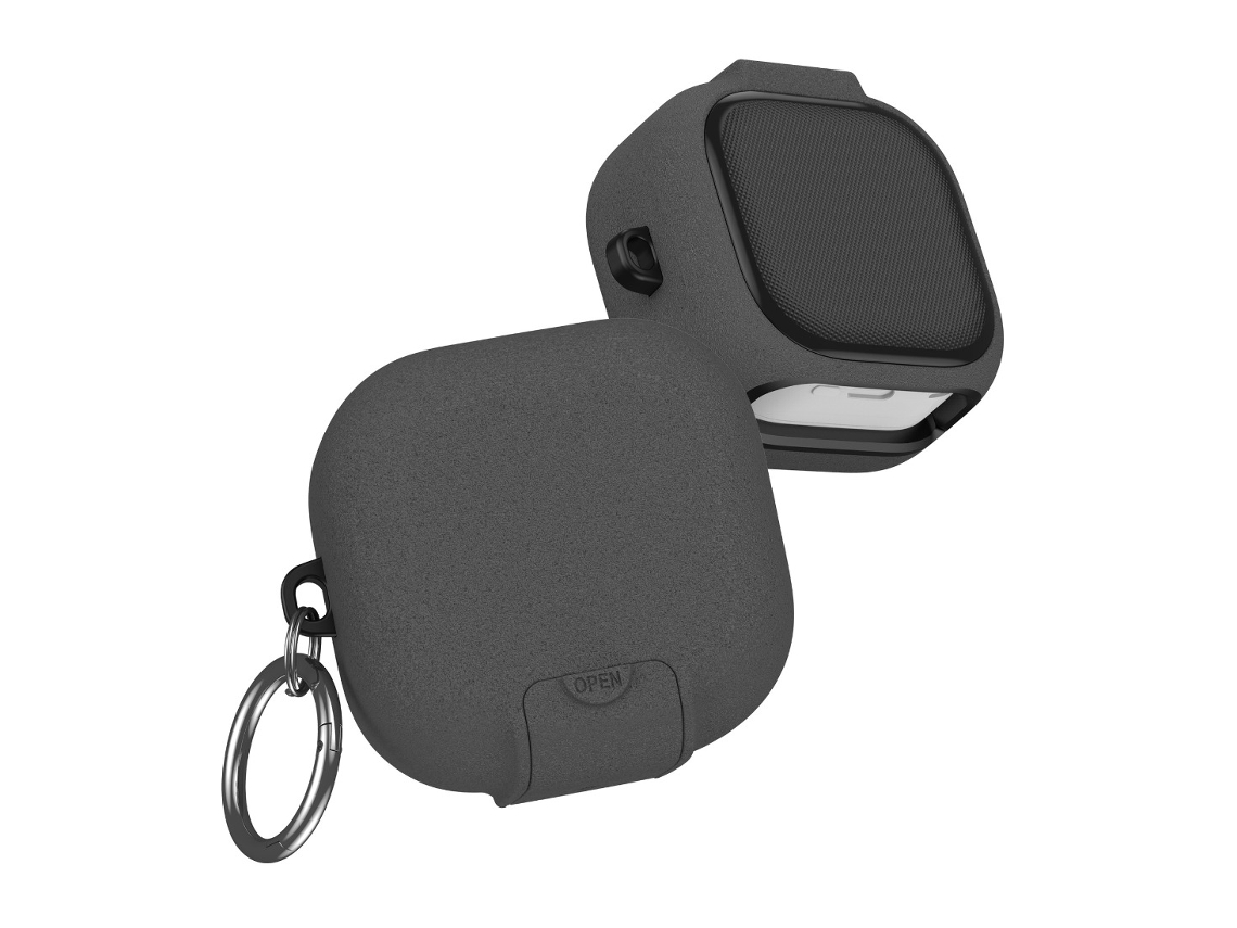 Funda protectora para auriculares Samsung Galaxy Buds4 Pro, protección completa / 1 pieza (gris) Czhhmart