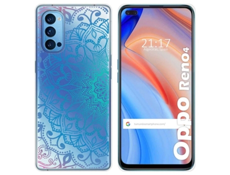 Carcasa Oppo Reno 4 5G TUMUNDOSMARTPHONE Dibujos Transparente