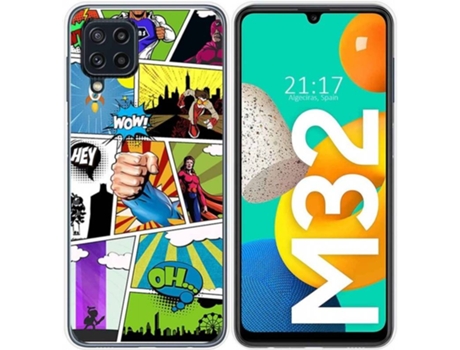 Carcasa Samsung Galaxy M32 TUMUNDOSMARTPHONE Comic Multicolor