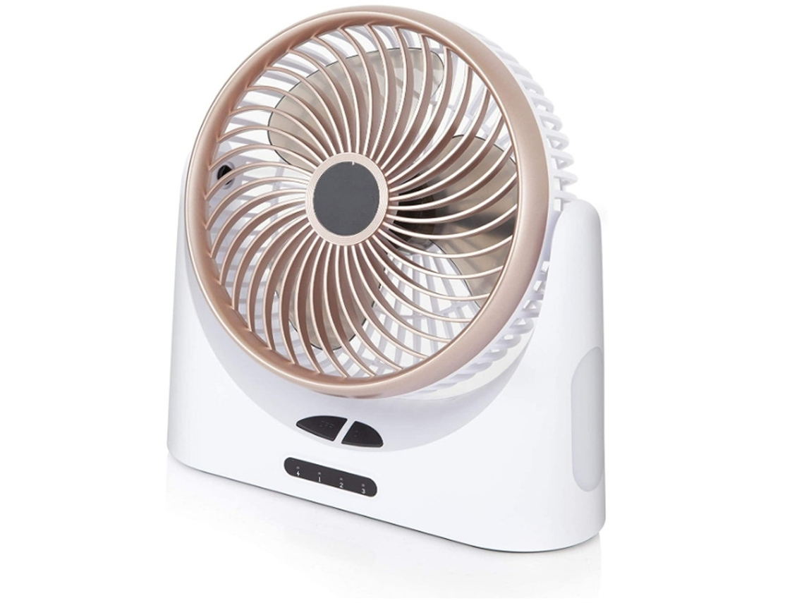 Mini ventilador USB 3 velocidades 9.5h ajustable rojo Yizhood