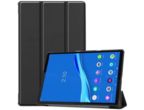 Funda Lenovo Tab M10 Fhd Plus de 2.ª generación de 103 pulgadas/Tb-X606F Funda ligera de piel sintética negra a prueba de golpes