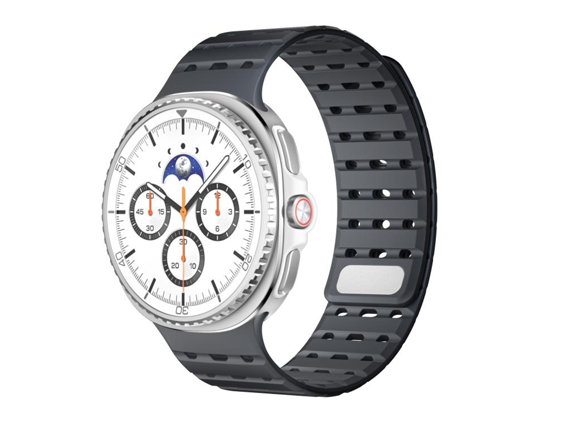 Pulsera de silicona transpirable magnética SFWINL para Samsung Galaxy Watch 8/8 Classic