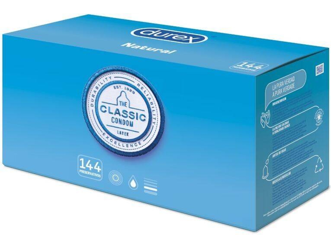 Preservativos DUREX CONDOMS Natural (144 Unidades)