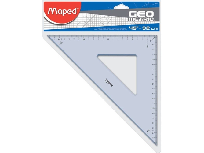 Escuadro MAPED Technic GeoMetric (Transparente - 32 cm)