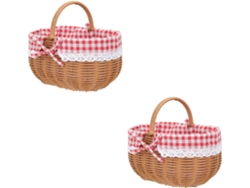 2 cestas para frutas, pan de masa madre y verduras - Fabricadas artesanalmente...