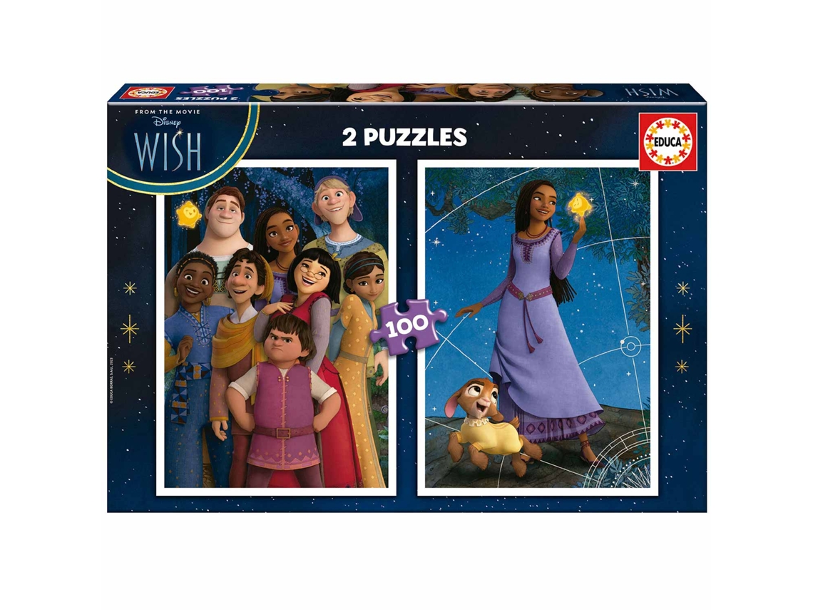 Puzzle EDUCA 2X100 Piezas Disney Wish 19742