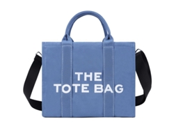 2026-bolsa De Lona Para Mujer, Bolso Casual De Lona Con Cremallera Y Correa Ajustable (azul)