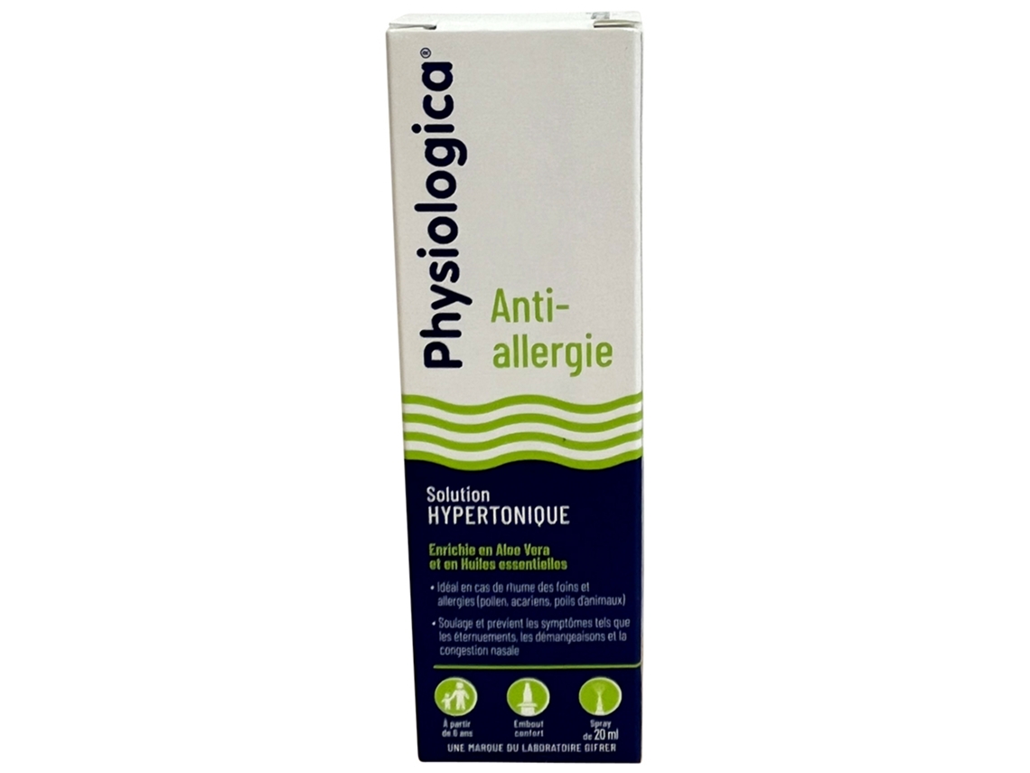 Physiologica Solución Hipertónica Anti Alergia Spray 20 Ml GIFRER