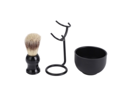 Set De Cepillo De Afeitar 3 En 1 Con Taza Y Soporte Para Hombres